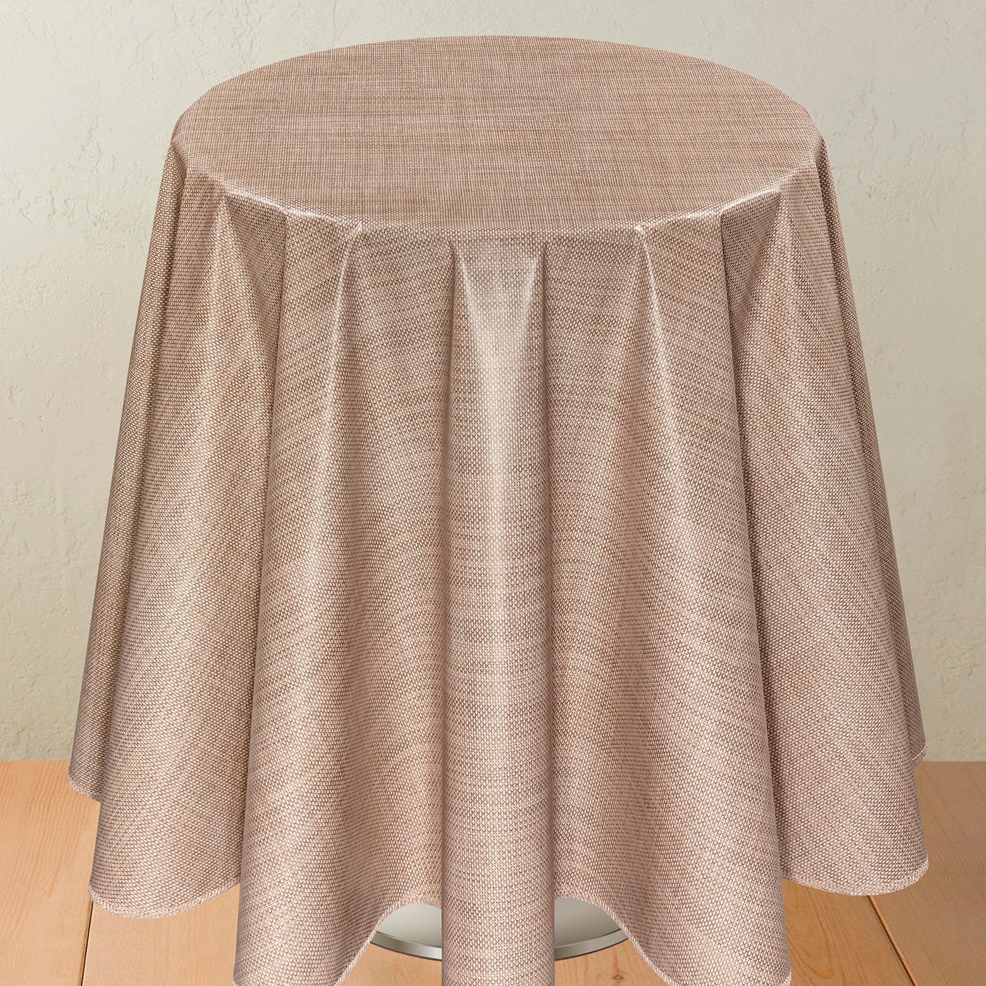 Egyszínű, viaszos vászon  impregnált asztalterítő