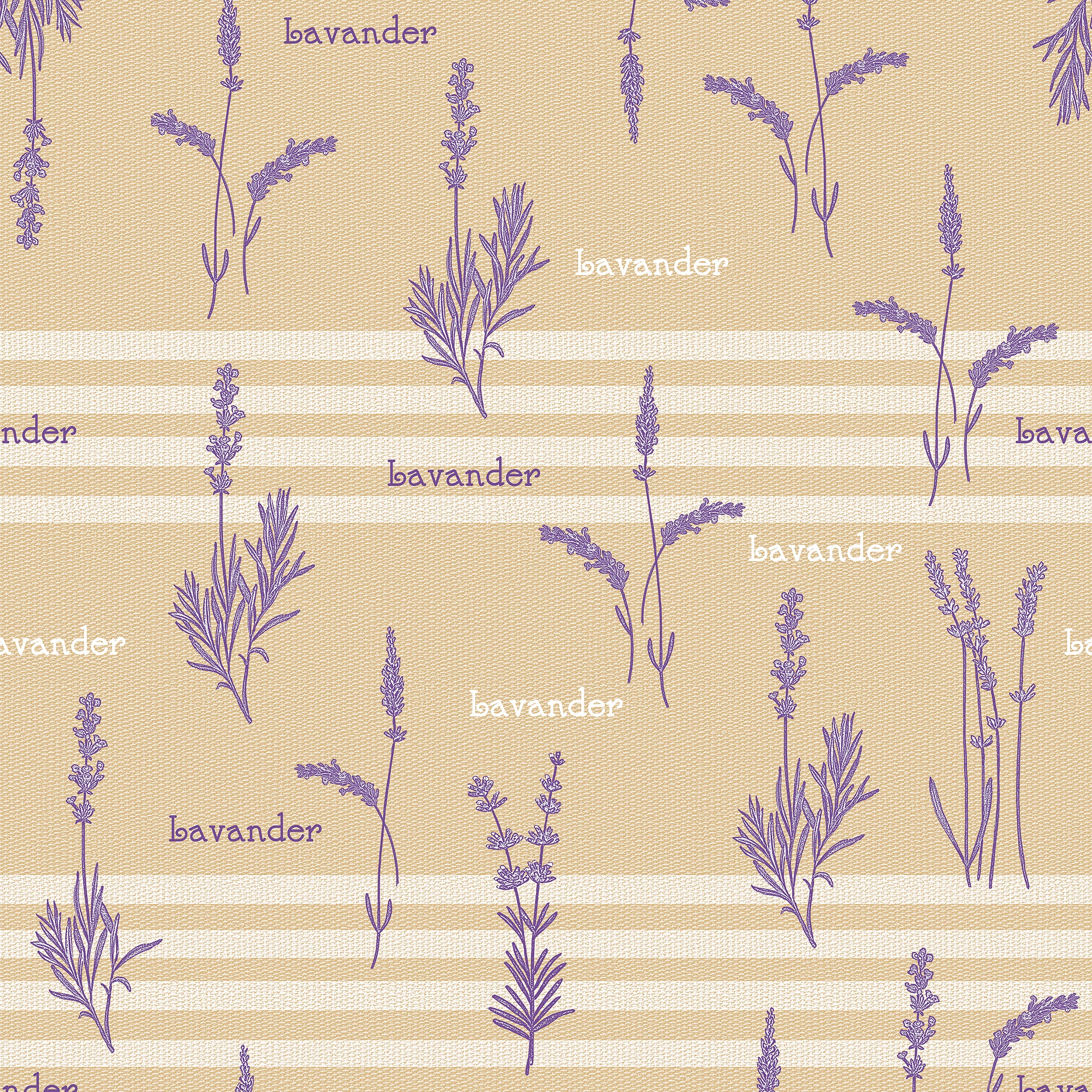 Levendulás viaszos vászon impregnált asztalterítő