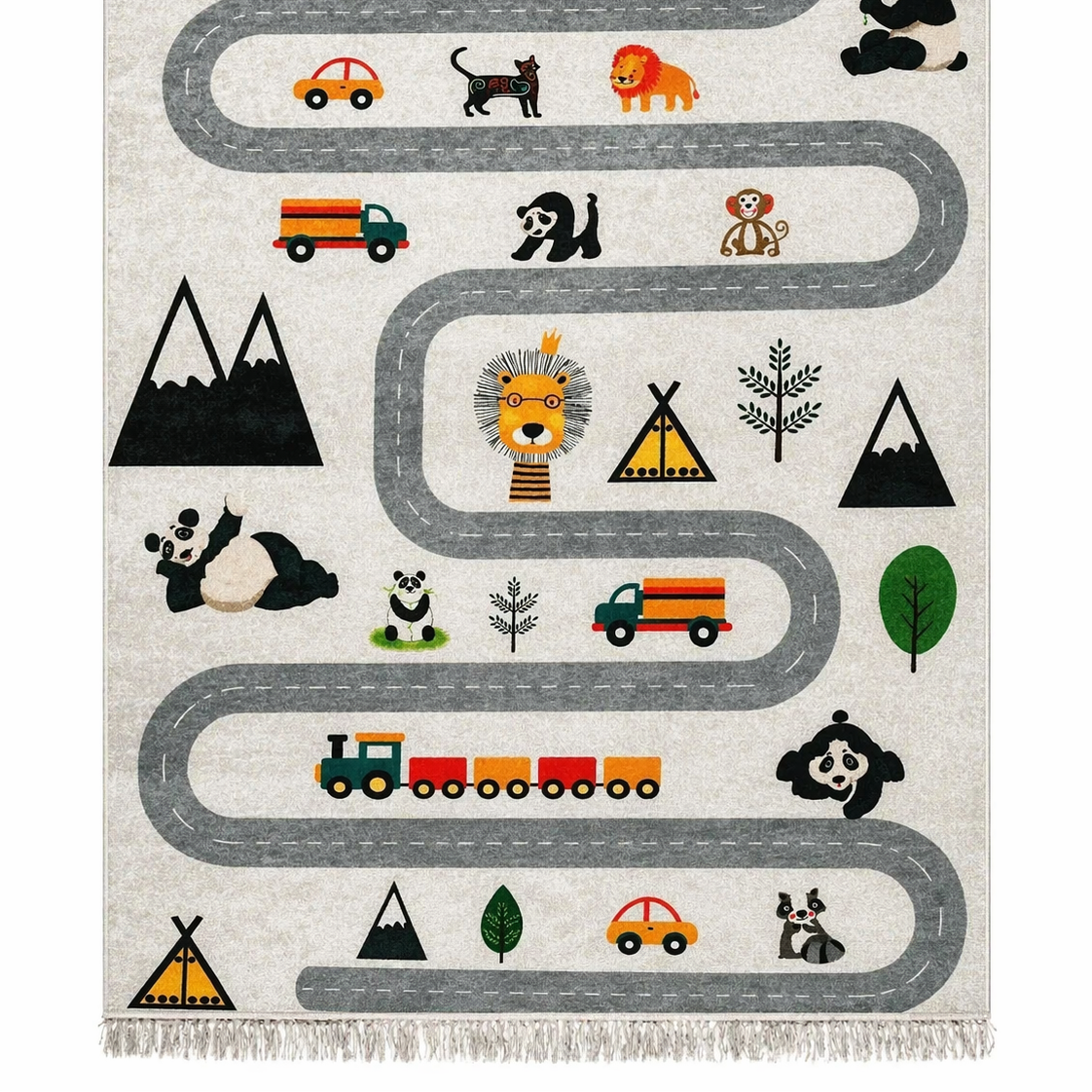 Kids road mintás szőnyeg 160 x 230 cm