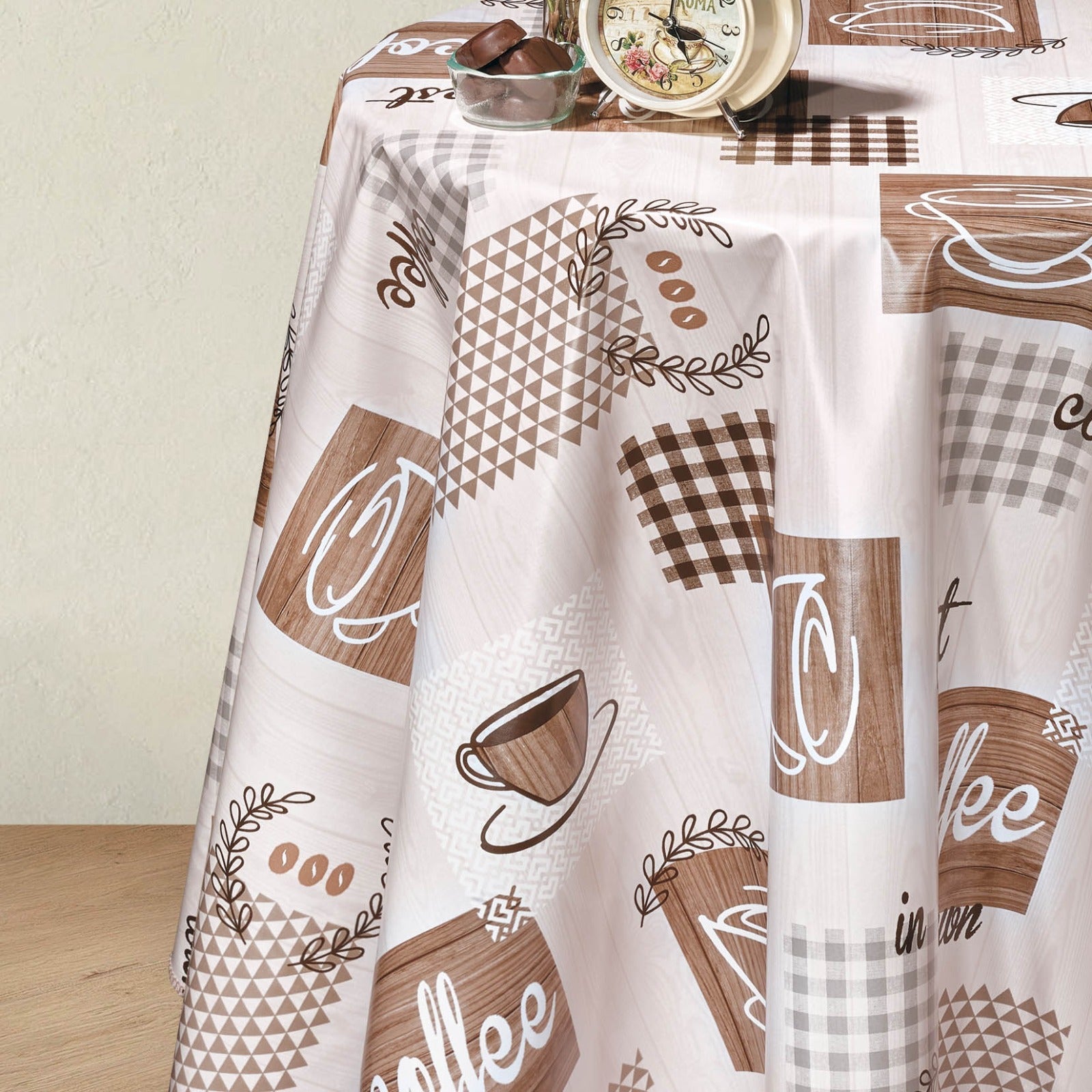 Kávécsésze mintás impregnált Asztalterítő Huzziyas Home