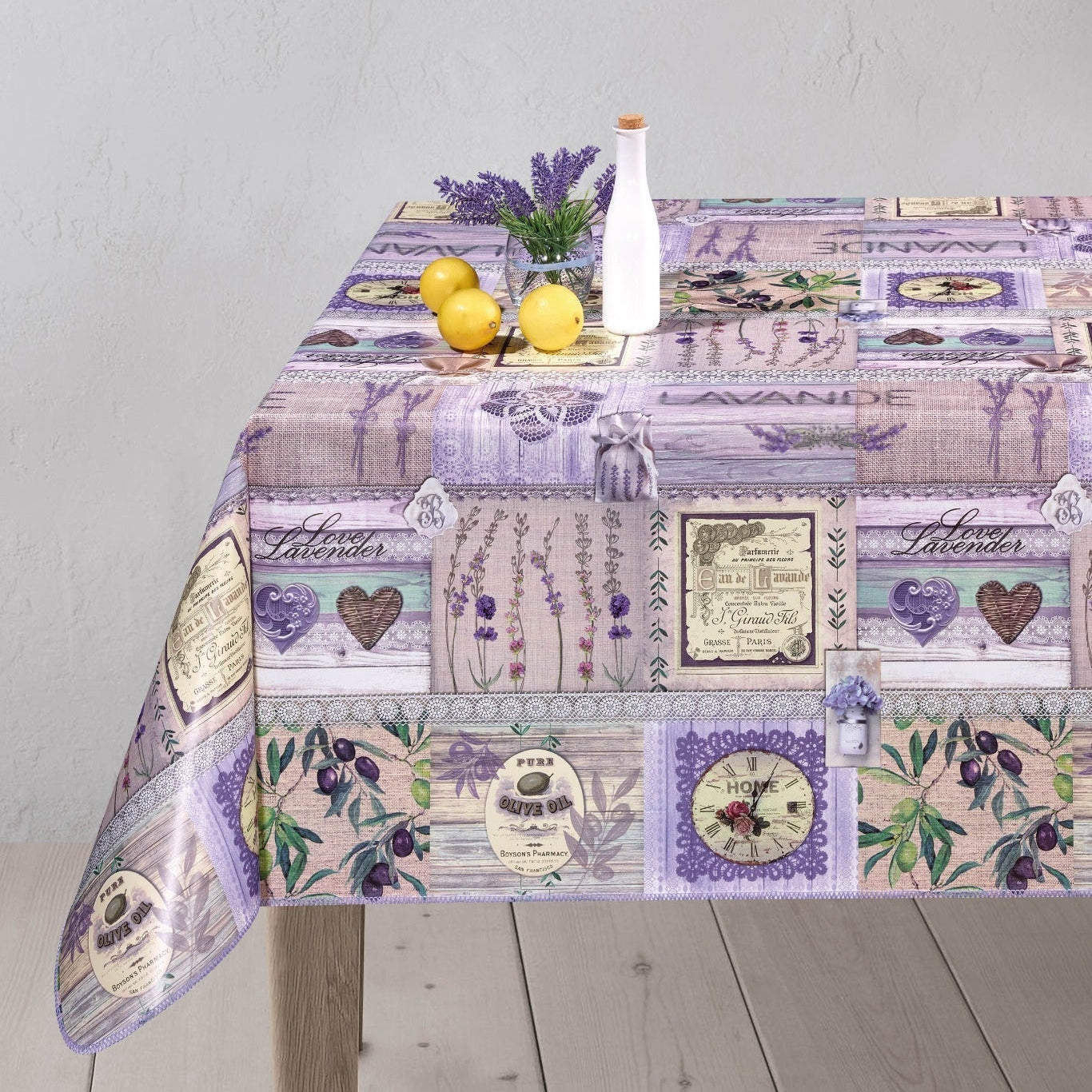 Love Lavender impregnált Asztalterítő Huzziyas Home